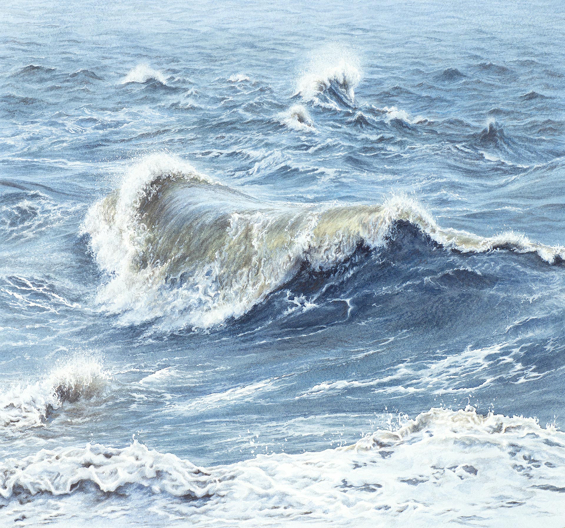 Turnover. Painting by Felicity Flutter