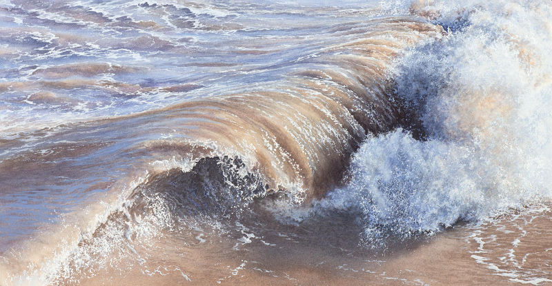 Momentum. Painting by Felicity Flutter