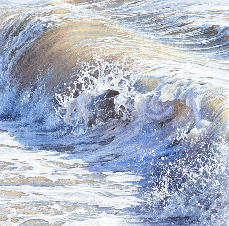 Splash Shapes. Painting by Felicity Flutter