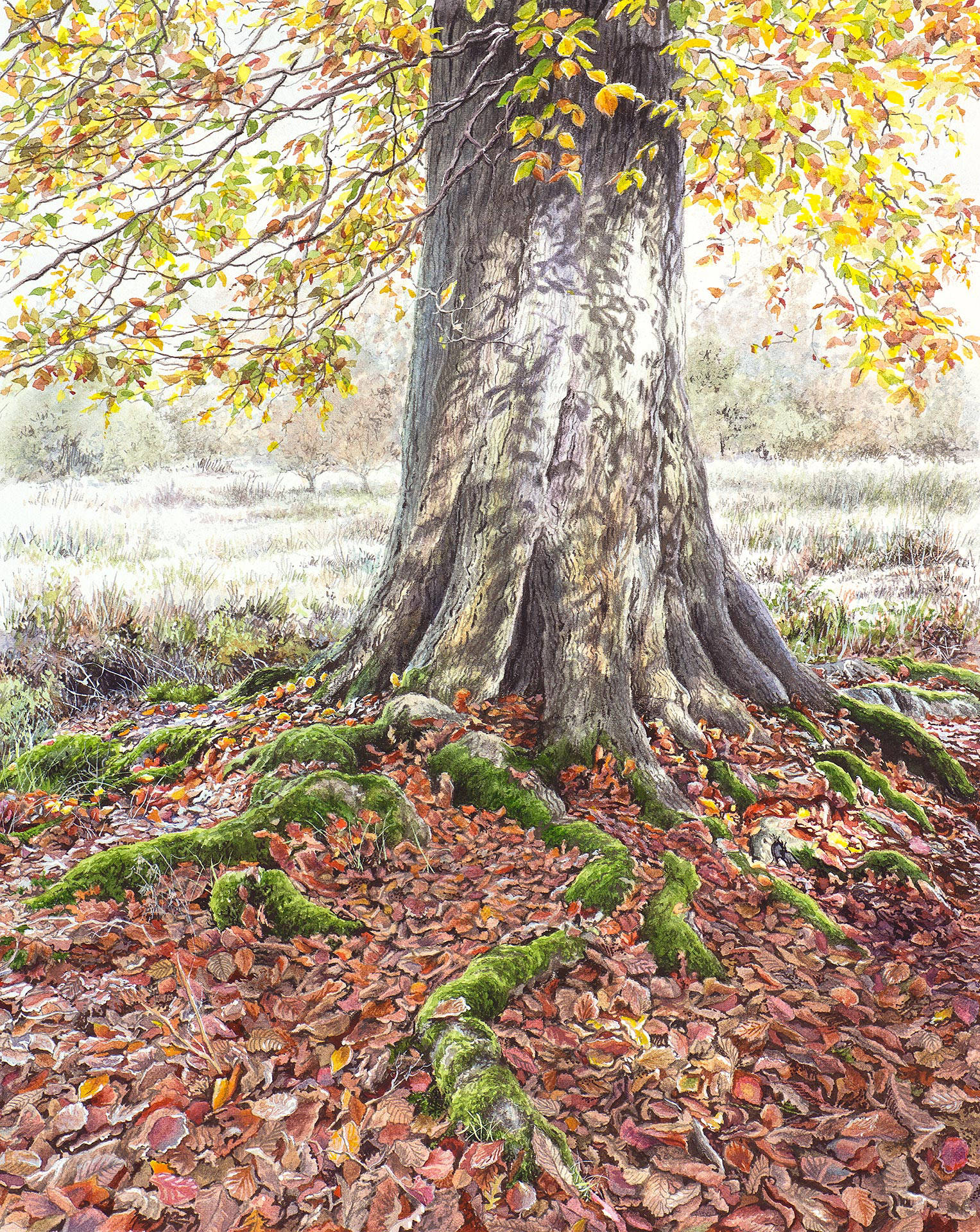 Landscape painting by Felicity Flutter