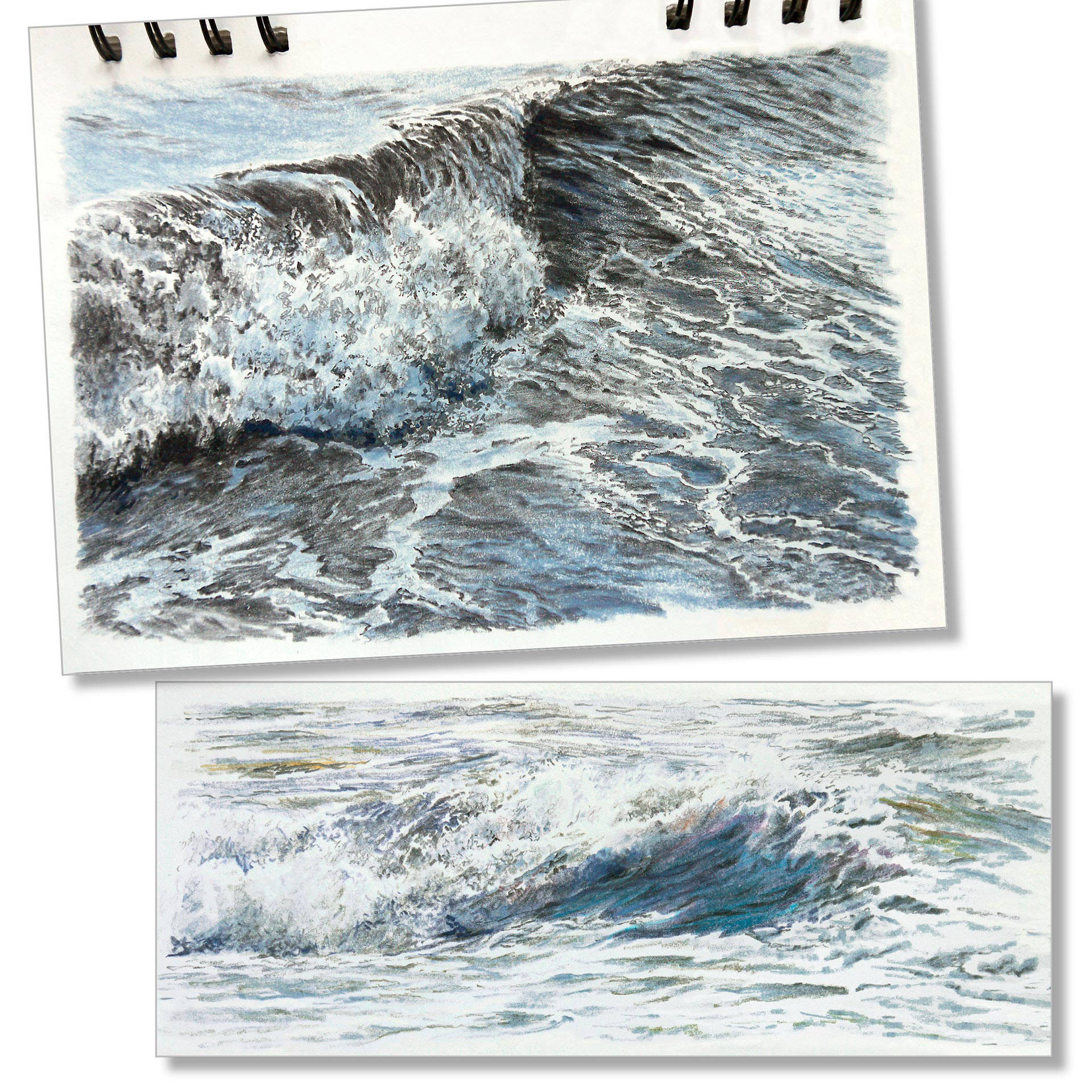 Sketchbook paintings by Felicity Flutter